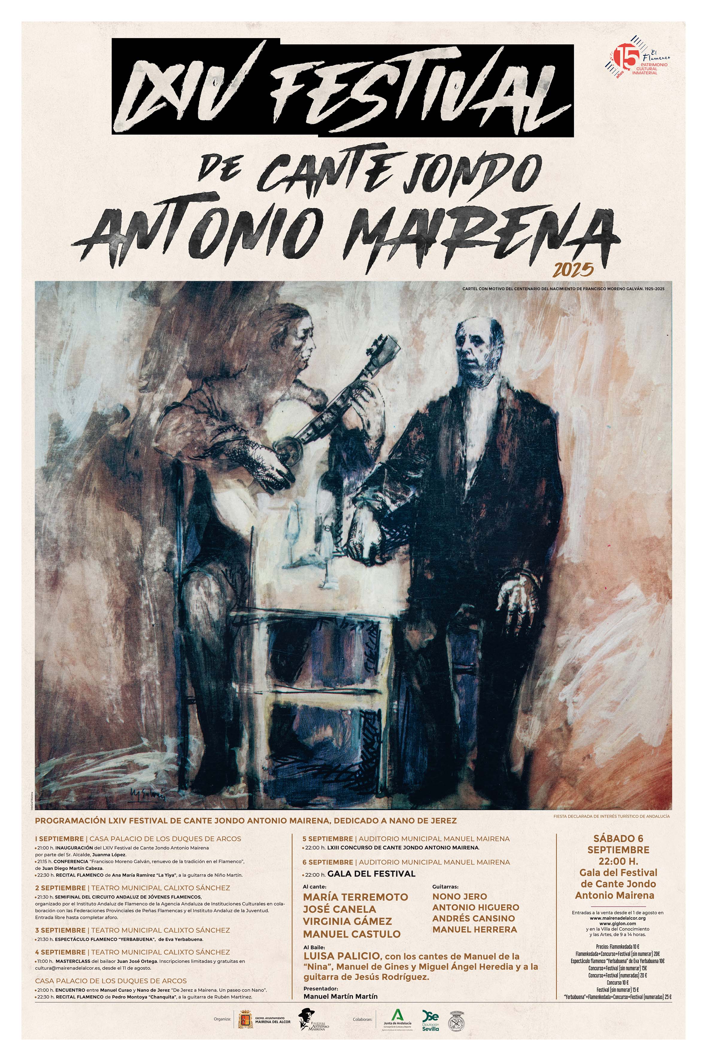 Cartel Festival Cante Jondo 2025
