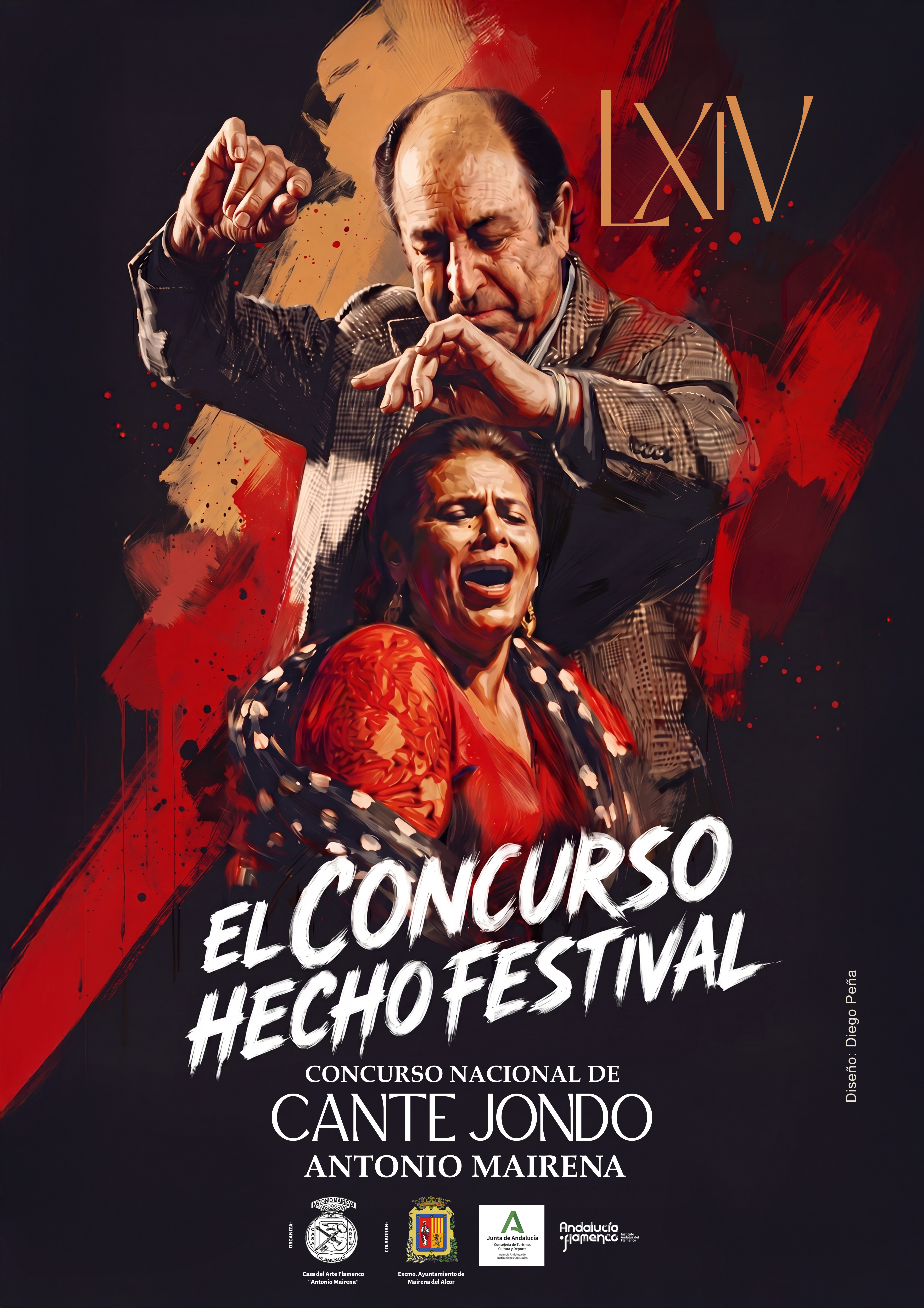 Cartel LXIV - 2026 Concurso Nacional de Cante Jondo Antonio Mairena