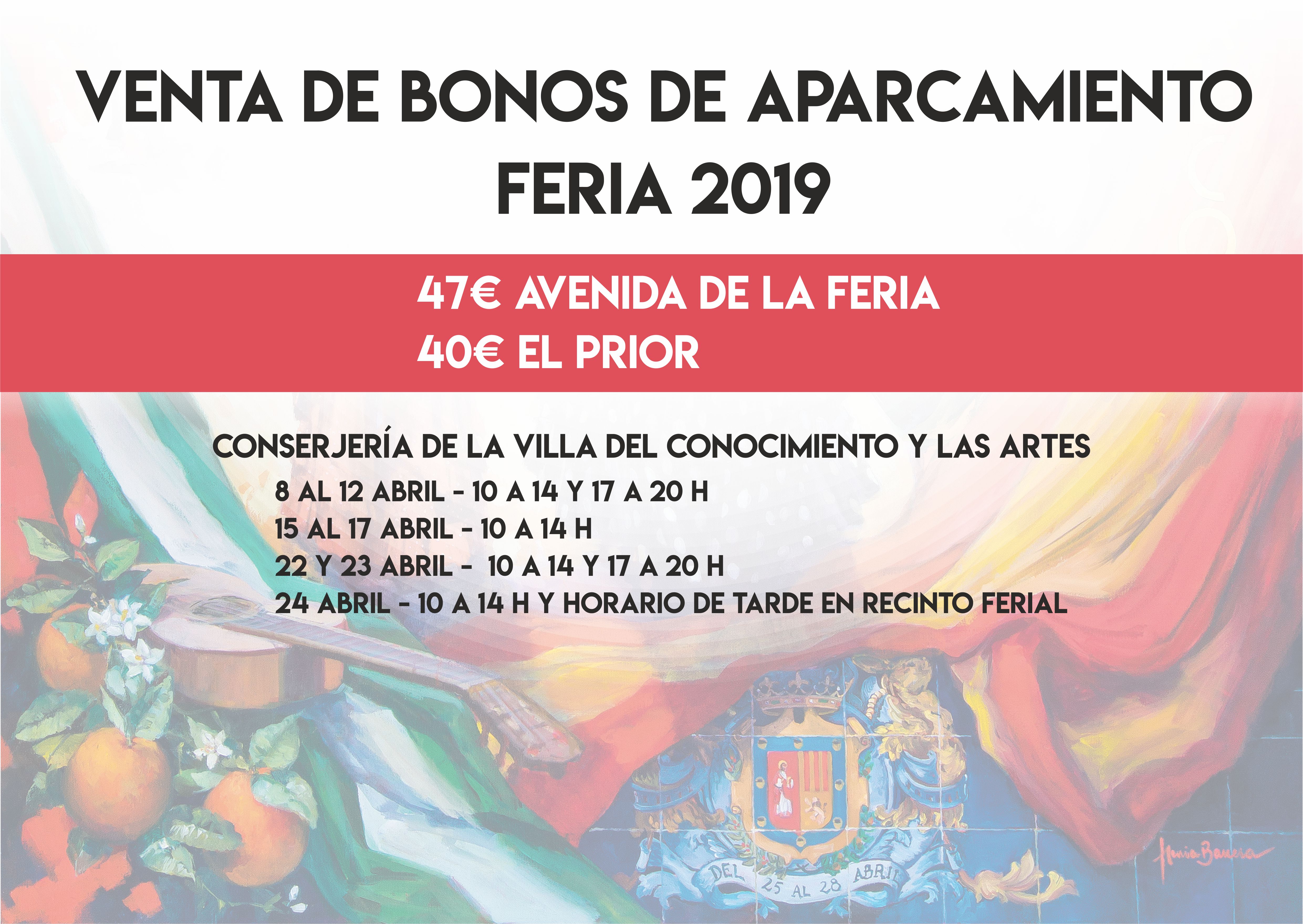 CartelAparcamientoFeria2019
