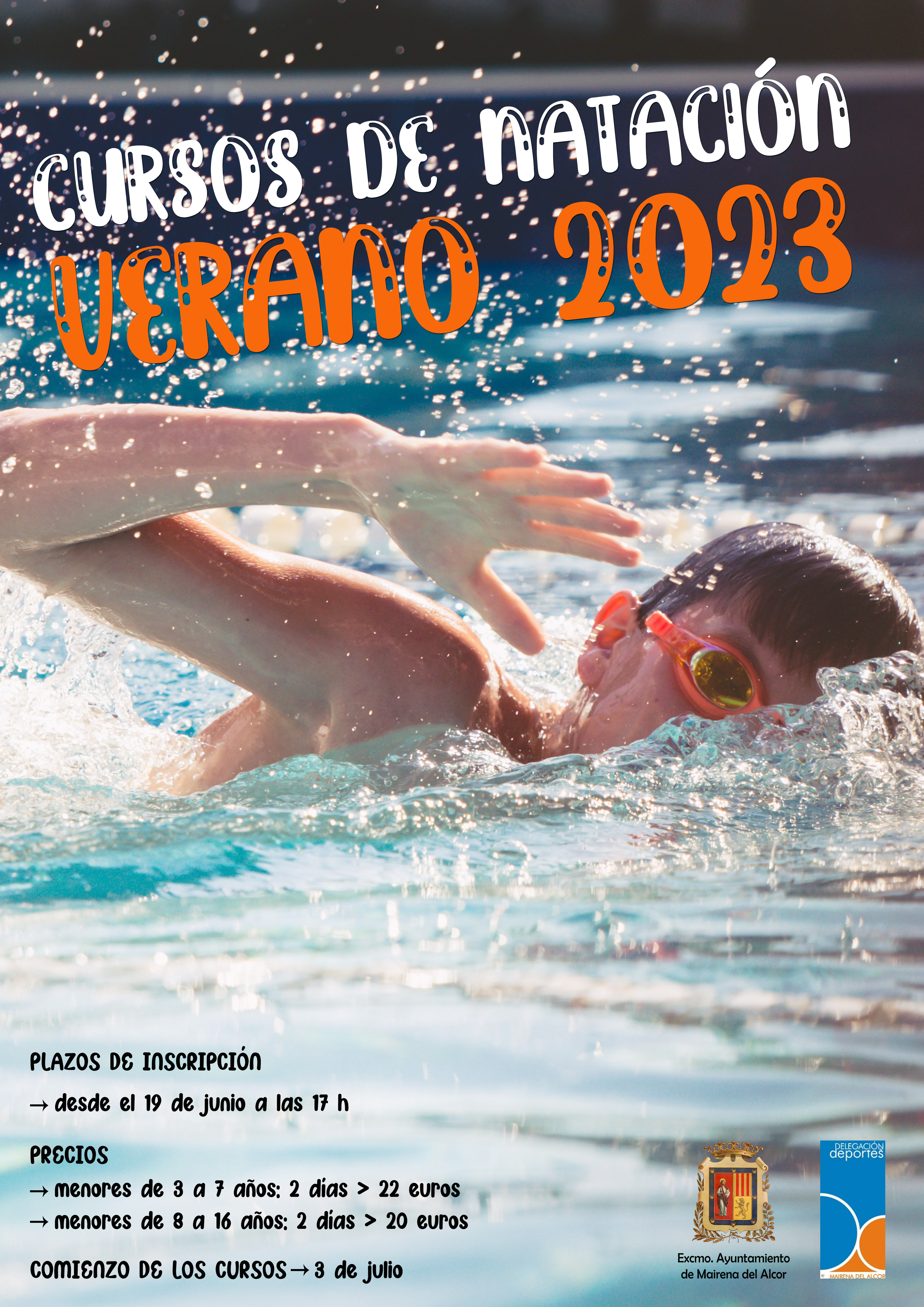 CartelCursosNatación2023