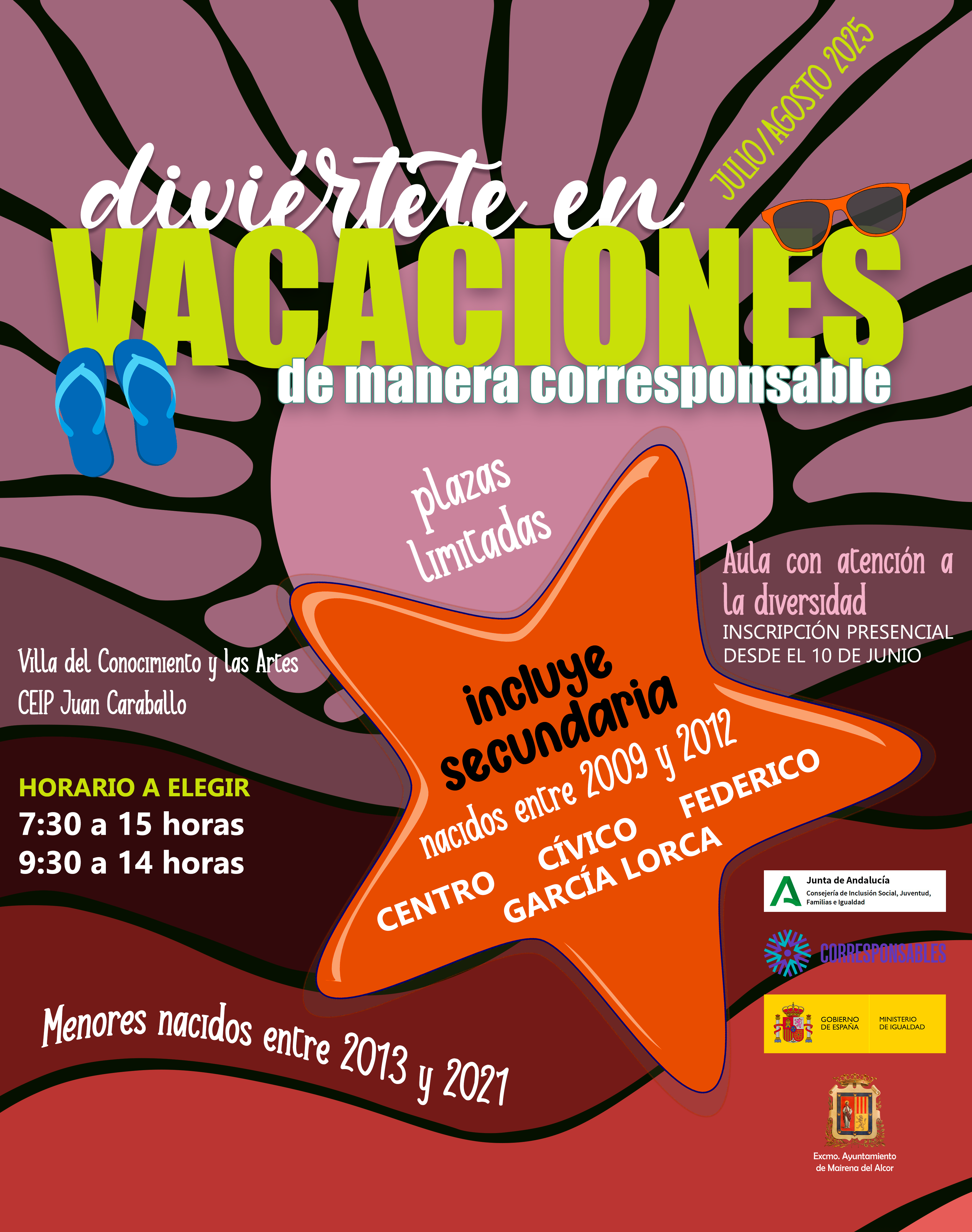 CartelDiviérteteenVacaciones2025gen