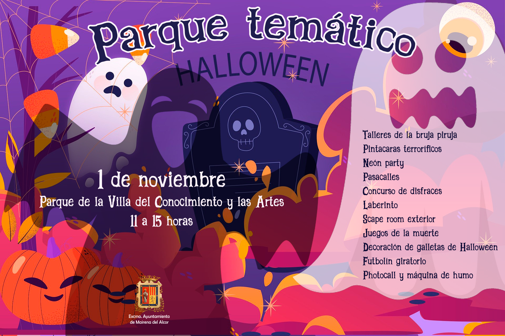 CartelHalloweenParque2025
