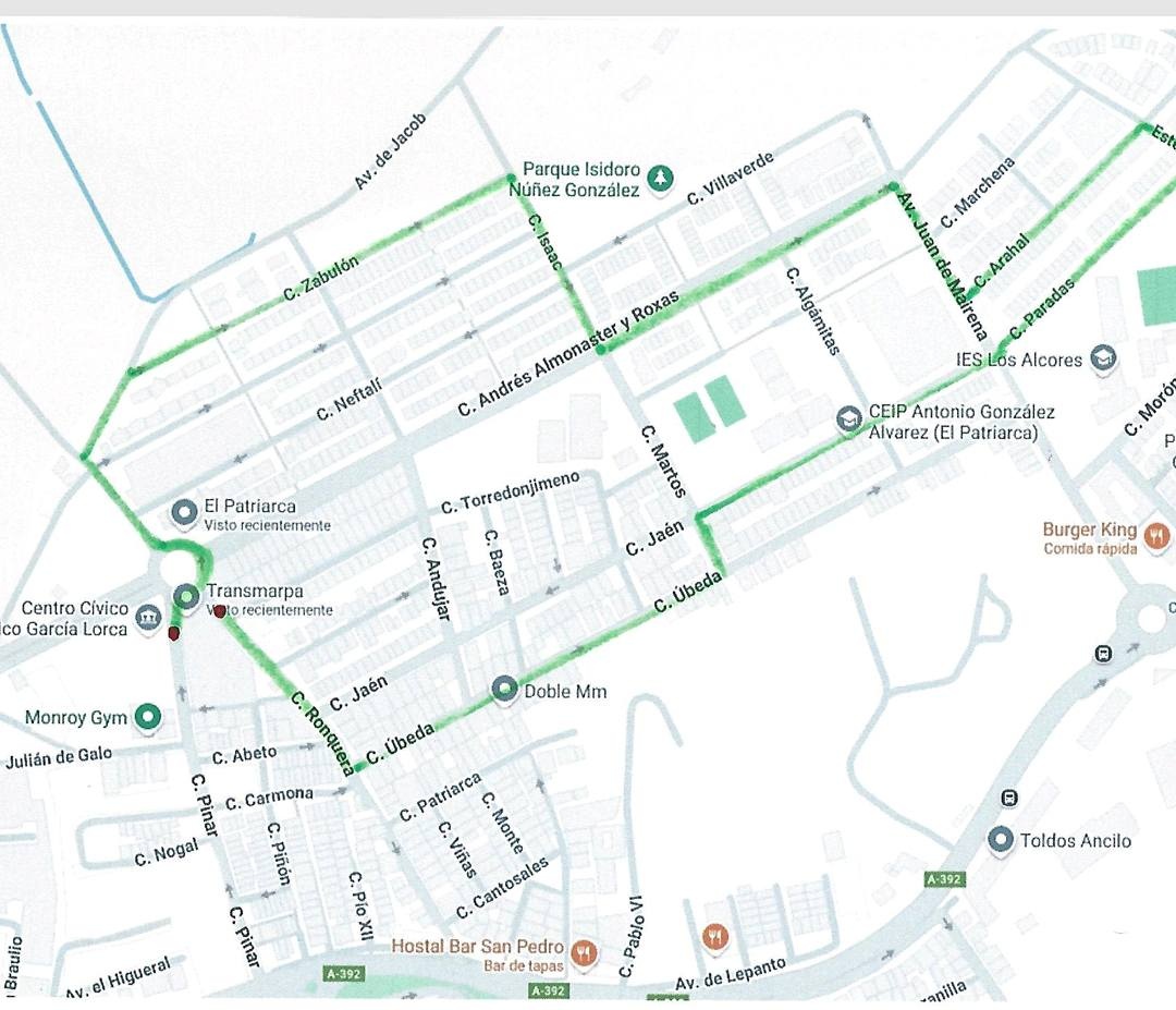 RecorridoCabalgataPapáNoel